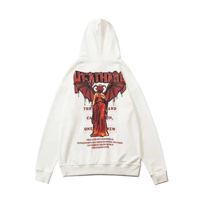 Leviortin Hip Hop Streetwear Sweatshirt Hoodie Men Blood Bat Letter Print Pullover Autumn Harajuku Cotton Fleece Hooded Male
Leviortin Hip Hop Streetwear Sweatshirt Hoodie Men Blood Bat Letter Print Pullover Autumn Harajuku Cotton Fleece Hooded Male