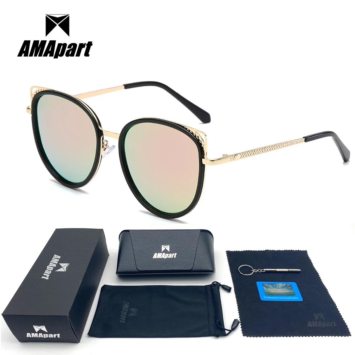 AMApart High Quality Polarized Sunglasses For Women Driving Fishing Sports Outdoors UV400 Protection Anti-Glare
AMApart High Quality Polarized Sunglasses For Women Driving Fishing Sports Outdoors UV400 Protection Anti-Glare