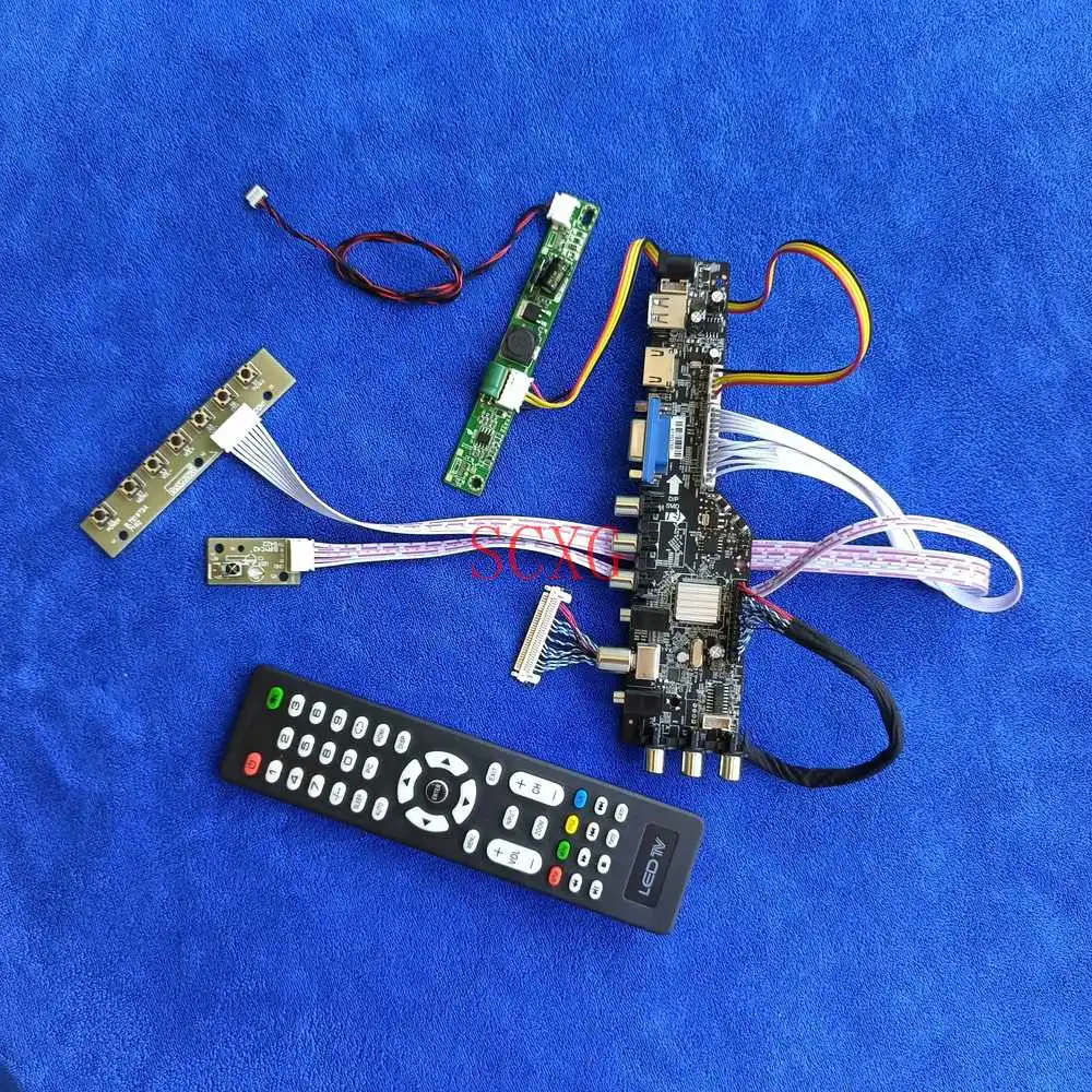 Цифровой сигнал USB VGA HDMI светодиодный совместимый комплект светодиодная/ЖК-экран приводная плата LVDS 30-Pin 1920*1080 Для M236HGK/M236HJJ/M236HKG/M236HNJ
Цифровой сигнал USB VGA HDMI светодиодный совместимый комплект светодиодная/ЖК-экран приводная плата LVDS 30-Pin 1920*1080 Для M236HGK/M236HJJ/M236HKG/M236HNJ