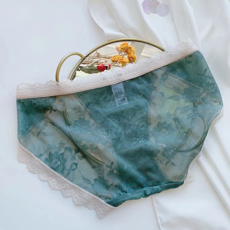 Leechee Sexy Panty Briefs Lace Panties Women's Underwear Lingerie Mid Waist Ladies Floral Underpants Female's Knickers
Leechee Sexy Panty Briefs Lace Panties Women's Underwear Lingerie Mid Waist Ladies Floral Underpants Female's Knickers