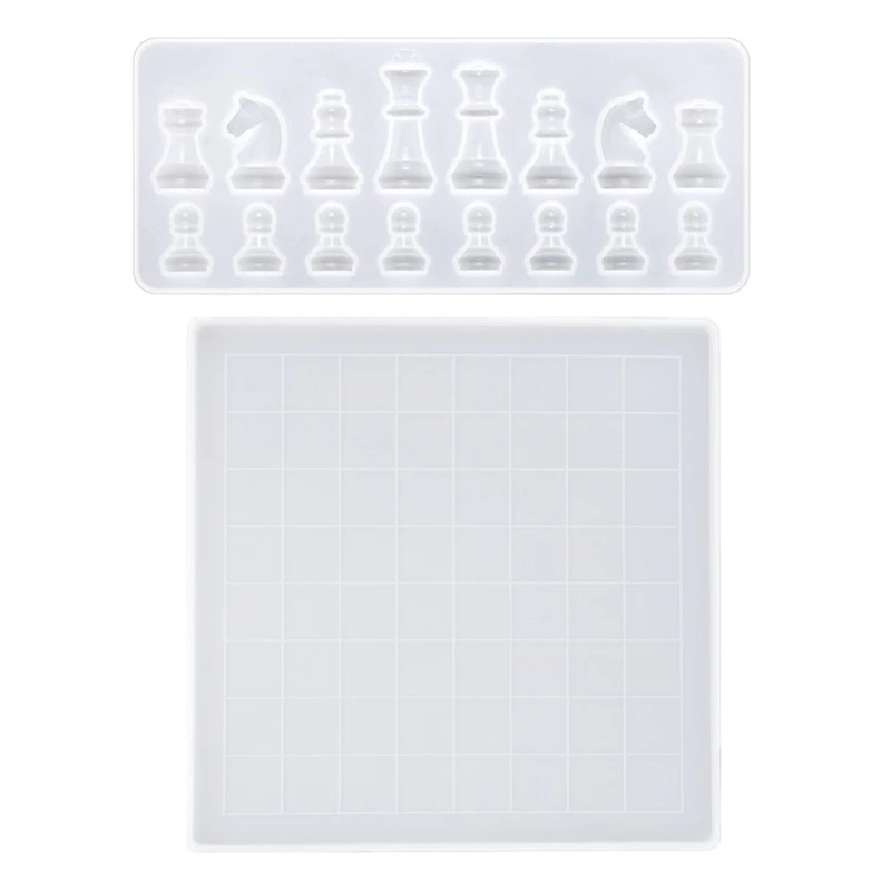 Chess Board Silicone Mould Set DIY Handmade Crafts Jewelry Making Tool Crystal Epoxy Resin Mold
Chess Board Silicone Mould Set DIY Handmade Crafts Jewelry Making Tool Crystal Epoxy Resin Mold