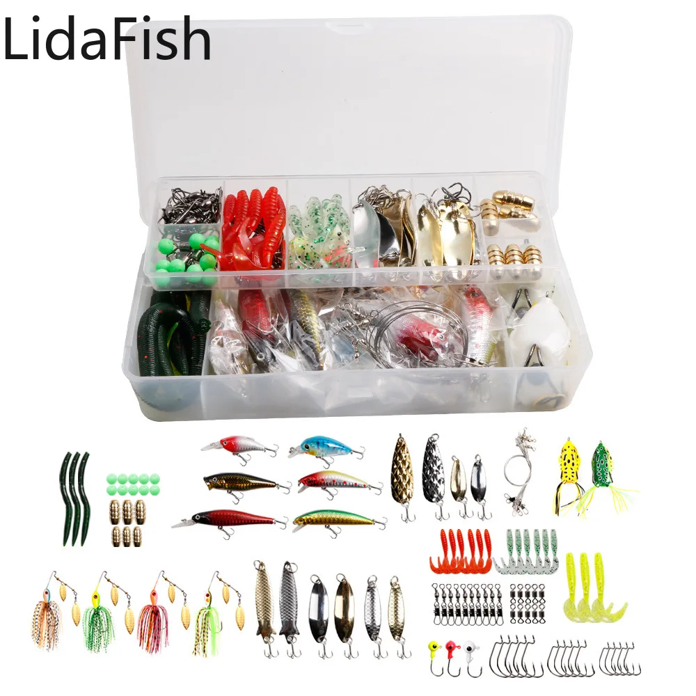 Lidafish 100 шт. Строительный набор включает в себя мягкую приманку, ложку, Поппер, предмет искусственной ловли, рыболовные снасти
Lidafish 100 шт. Строительный набор включает в себя мягкую приманку, ложку, Поппер, предмет искусственной ловли, рыболовные снасти