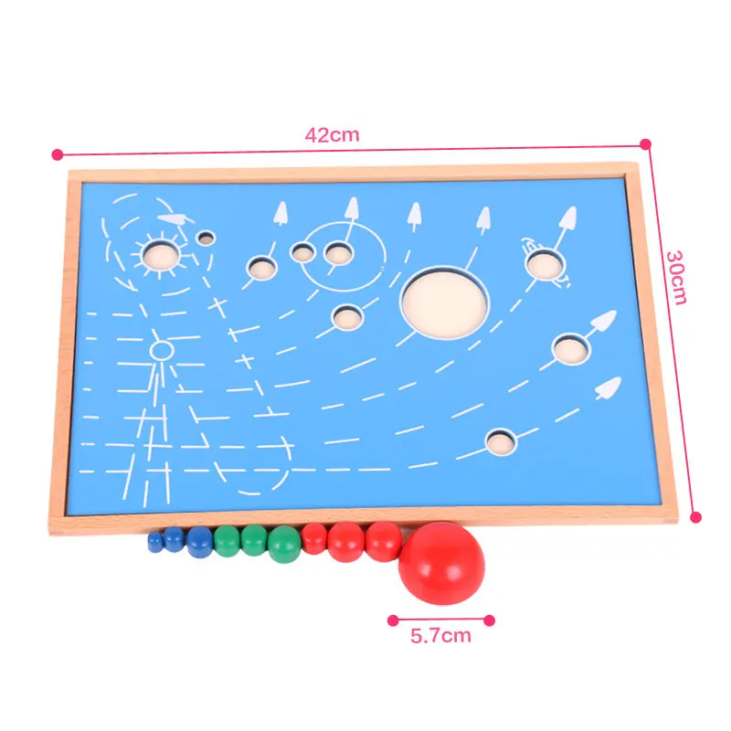 Montessori children's wooden educational toys, eight planets sensory materials, natural science toys
Montessori children's wooden educational toys, eight planets sensory materials, natural science toys