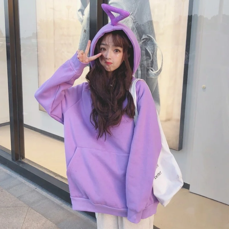 Tencel Детский свитер женский новый с длинным рукавом в Корейском стиле широкий |