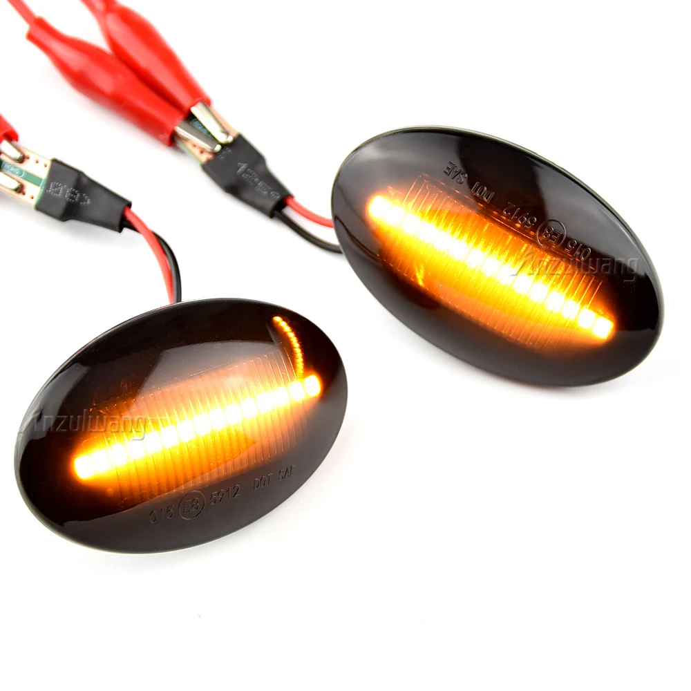 Dynamic LED Fender Light Side Marker For Ford Fiesta III IV MK3 MK4 19902000 2001 KA Mondeo I Transit Tourneo lamp turn signal | Автомобили