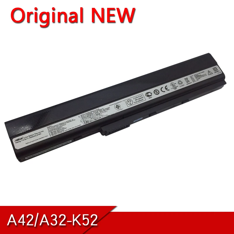 A42-K52 New Original Battery For Asus A52 A52J A52F A52JB A52JK A52JR K42 K42F K42JB K42JK K52F K52J A31-K52 A32-K52 A41-K52
A42-K52 New Original Battery For Asus A52 A52J A52F A52JB A52JK A52JR K42 K42F K42JB K42JK K52F K52J A31-K52 A32-K52 A41-K52