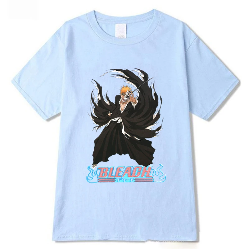 BLEACH T Shirt Men Unisex Cool Streetwear T-shirt Japanese Anime Summer Hip Hop Top Tees Male 
BLEACH T Shirt Men Unisex Cool Streetwear T-shirt Japanese Anime Summer Hip Hop Top Tees Male