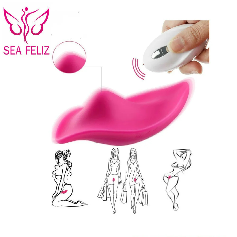 Портативный Стимулятор клитора SEAFELIZ невидимое тихие беспроводное вибрирующее