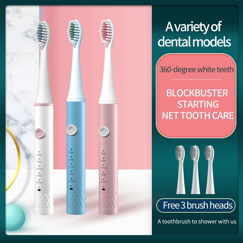 Electric Toothbrush Sonic Brush Ultrasonic USB Charge Rechargeable Adult Waterproof Electronic Tooth 8 Brushes Replacement Set
Electric Toothbrush Sonic Brush Ultrasonic USB Charge Rechargeable Adult Waterproof Electronic Tooth 8 Brushes Replacement Set