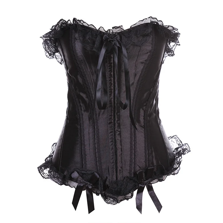 feeling lingerie women's leather Sexy waist corset body shaping dress lace court corset
feeling lingerie women's leather Sexy waist corset body shaping dress lace court corset