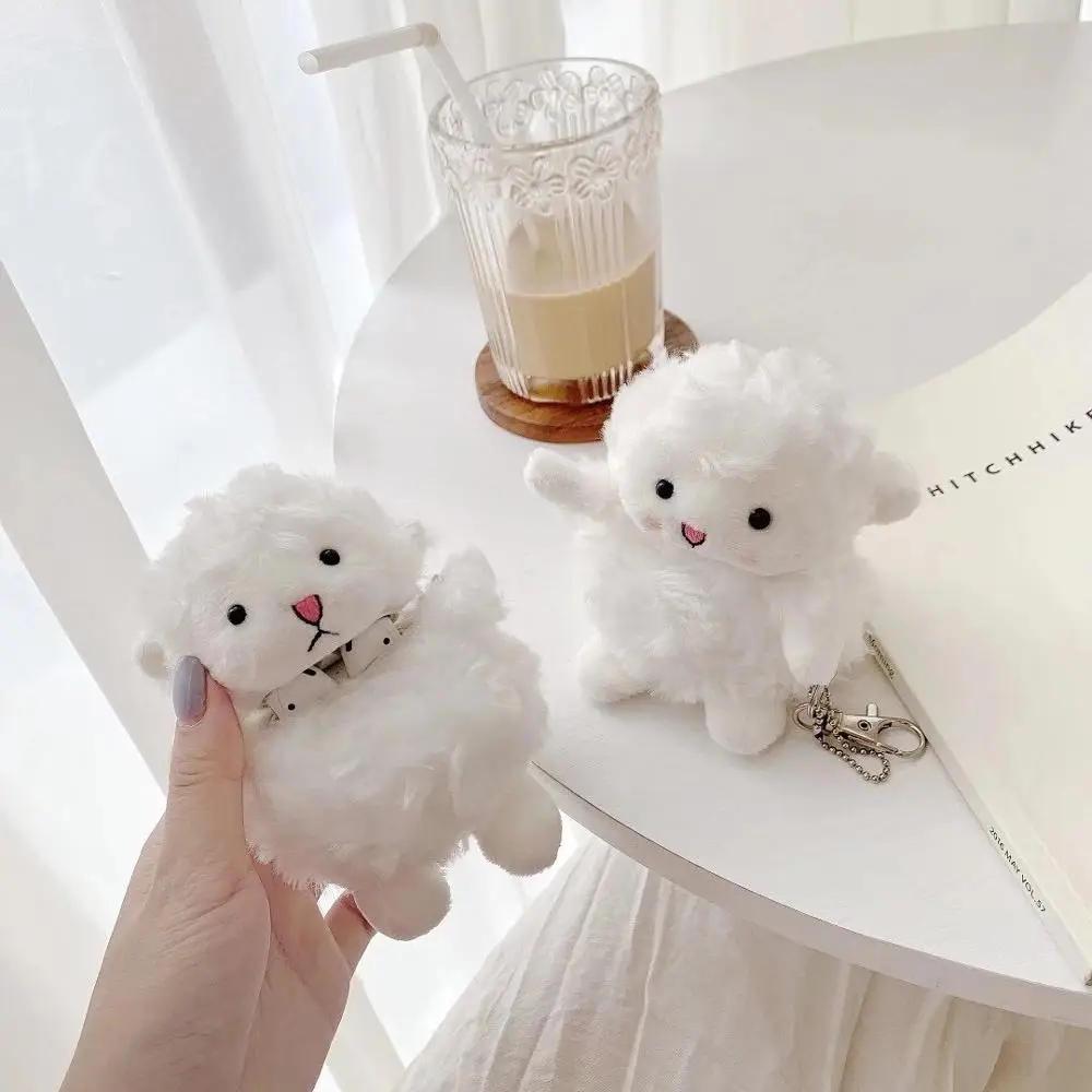 Pure white plush 3D little sheep Earphone Cover for AirPods Pro 3 furry warm hands silicone Protective Case for AirPod 1 2 case
Pure white plush 3D little sheep Earphone Cover for AirPods Pro 3 furry warm hands silicone Protective Case for AirPod 1 2 case