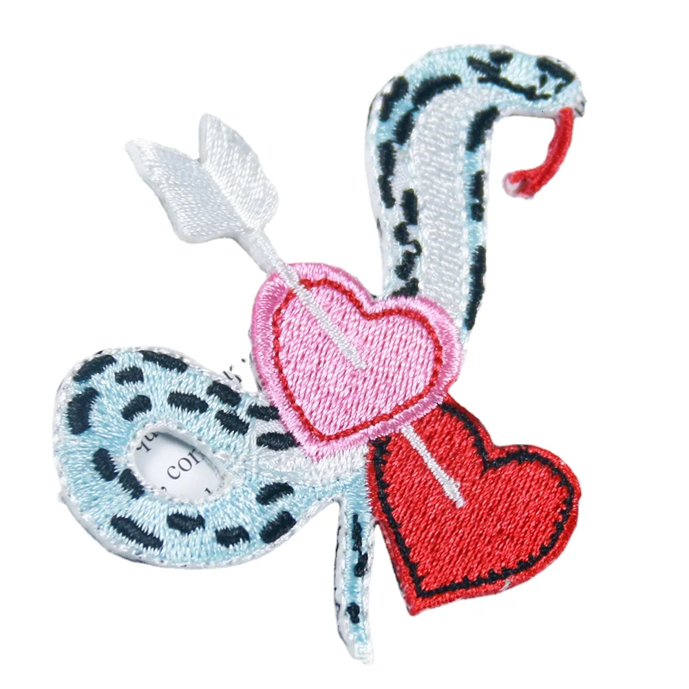 An Arrow Piercing The Heart Snake Badges Patches Embroidered Applique for Jacket Clothes Stickers Badge DIY Apparel Accessories
An Arrow Piercing The Heart Snake Badges Patches Embroidered Applique for Jacket Clothes Stickers Badge DIY Apparel Accessories