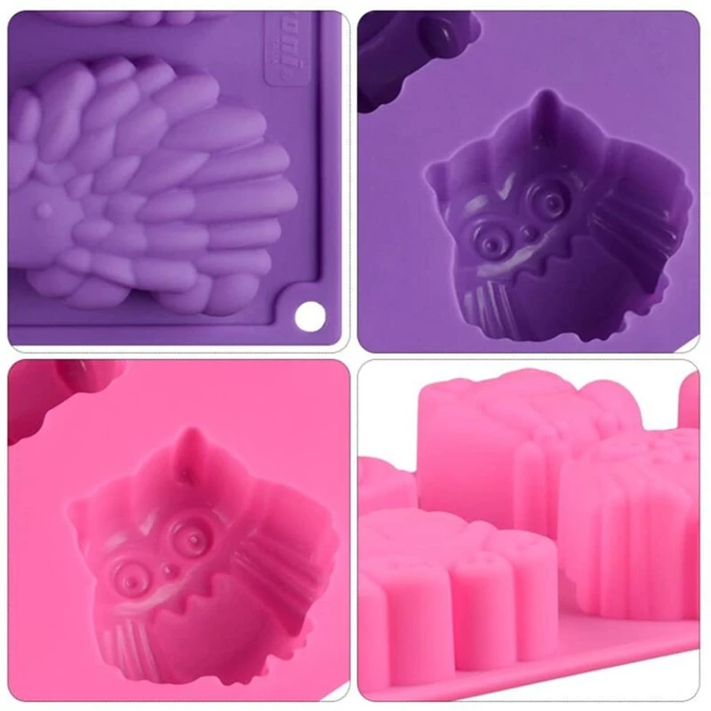 Silicone mold 6 with cartoon animal shape cake mold frog kangaroo and other baking molds
Silicone mold 6 with cartoon animal shape cake mold frog kangaroo and other baking molds