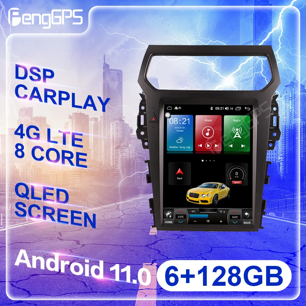 128G Android 11 Tesla Style For Ford Explorer 2013 - 2018 Car Radio Multimedia Player GPS Navigation Stereo HeadUnit NO 2DIN
128G Android 11 Tesla Style For Ford Explorer 2013 - 2018 Car Radio Multimedia Player GPS Navigation Stereo HeadUnit NO 2DIN