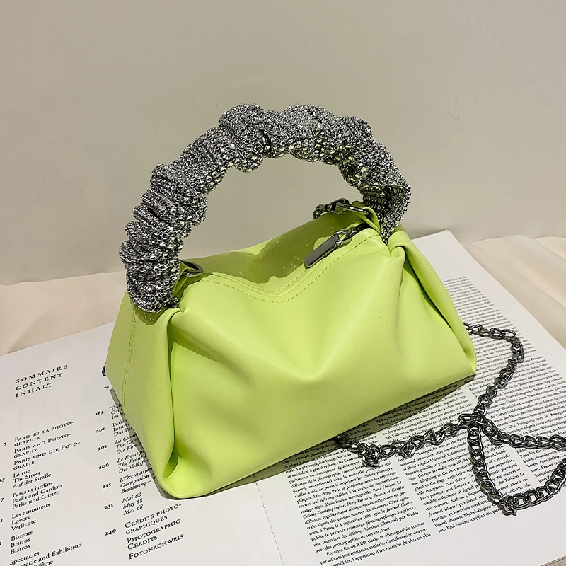 Diamond Pleated Tote bag Winter New High-quality Soft PU Leather Women's Designer Handbag Chain Shoulder Messenger Bag
Diamond Pleated Tote bag Winter New High-quality Soft PU Leather Women's Designer Handbag Chain Shoulder Messenger Bag