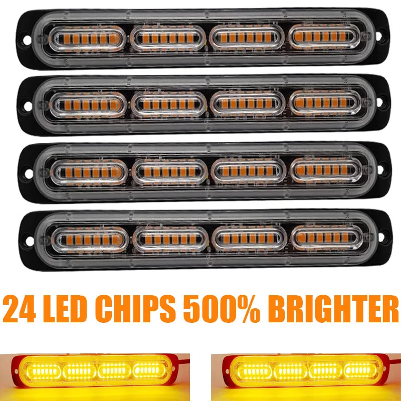DGT- Light Amber 12-24 V 24 LED Car Truck Emergency Beacon Warning Hazard Flashing Flash Auto Side Lights amber color
DGT- Light Amber 12-24 V 24 LED Car Truck Emergency Beacon Warning Hazard Flashing Flash Auto Side Lights amber color