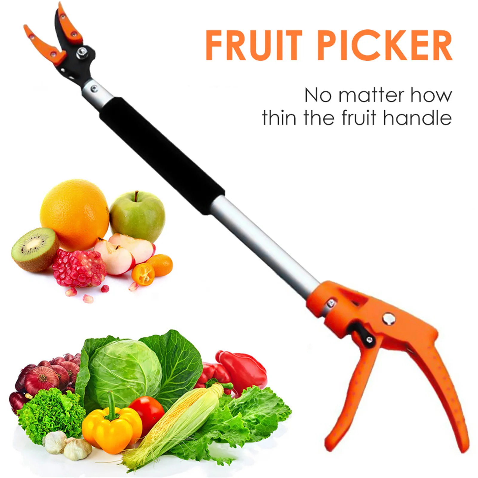 Fruit Picker 2 Feet Long Tree Pruner Short Reach Fruit Picker Branches Trimming Lopper Orchards Parks Farms Gardens Pick Tool
Fruit Picker 2 Feet Long Tree Pruner Short Reach Fruit Picker Branches Trimming Lopper Orchards Parks Farms Gardens Pick Tool
