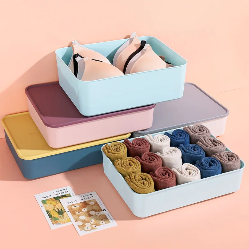 Plastic Bra Underwear Organizer With Lid Home Storage Box Drawer Closet Organizer For Underwear Scarfs Socks Storage Box
Plastic Bra Underwear Organizer With Lid Home Storage Box Drawer Closet Organizer For Underwear Scarfs Socks Storage Box