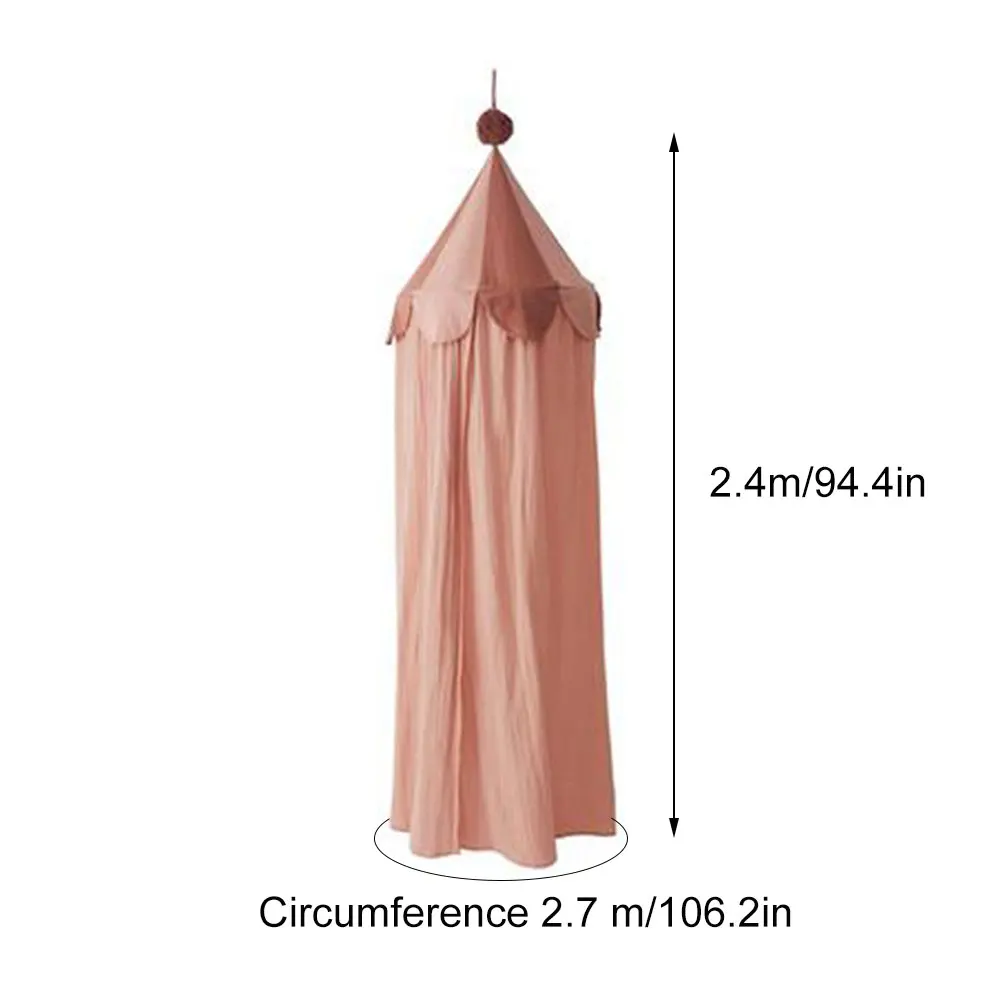 Kids Bed Canopy Dome Mosquito Net Hanging Ruffled Children Crib Nook Castle Tent Nursery Play Livingroom Bedroom Hanging Bed Net 
Kids Bed Canopy Dome Mosquito Net Hanging Ruffled Children Crib Nook Castle Tent Nursery Play Livingroom Bedroom Hanging Bed Net