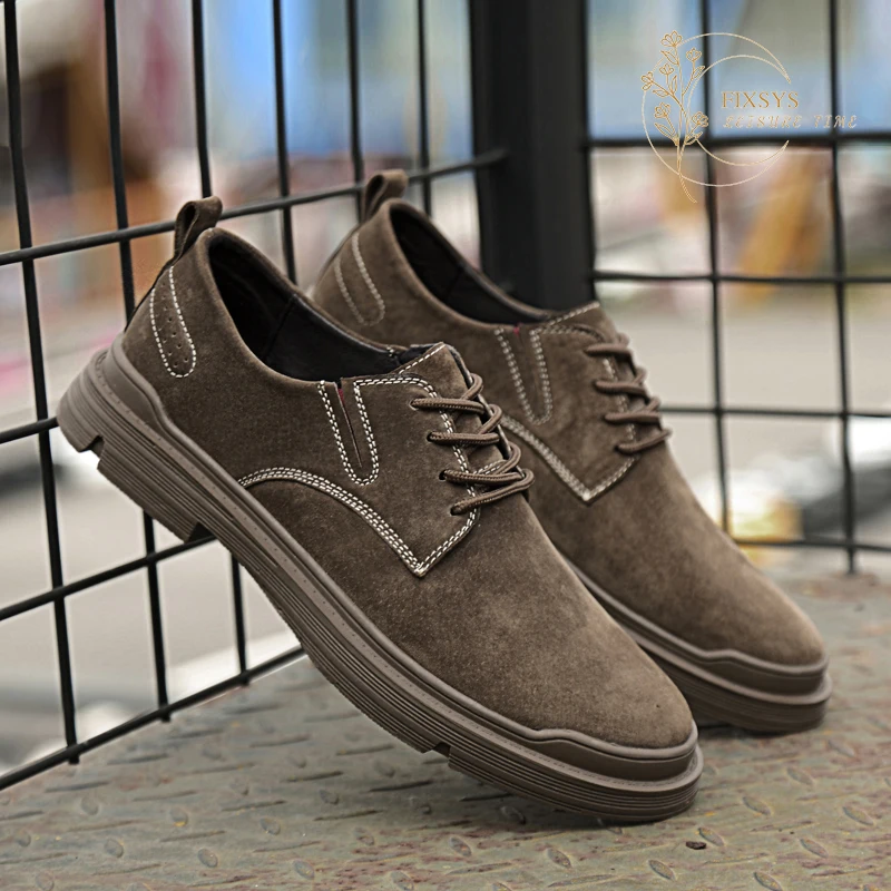 FIXSYS New Mens Work Shoes Suede Fashion Autumn Oxford Shoes High Quality Outdoor Business Shoes Spring Man Wedding Formal Shoes
FIXSYS New Mens Work Shoes Suede Fashion Autumn Oxford Shoes High Quality Outdoor Business Shoes Spring Man Wedding Formal Shoes