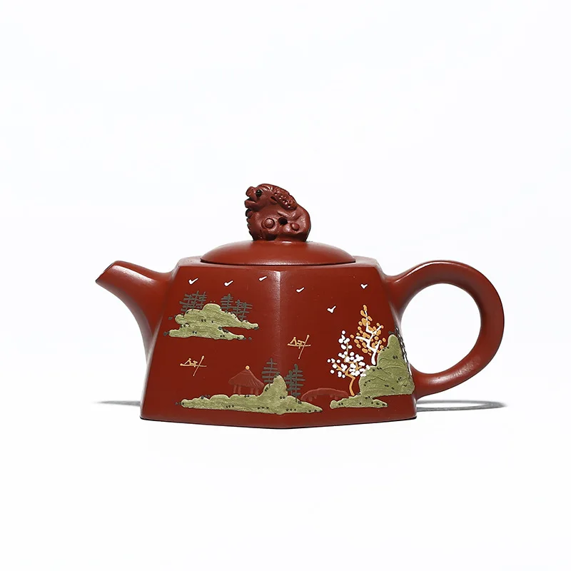 Raw material Dahongpao teapot and small teapot