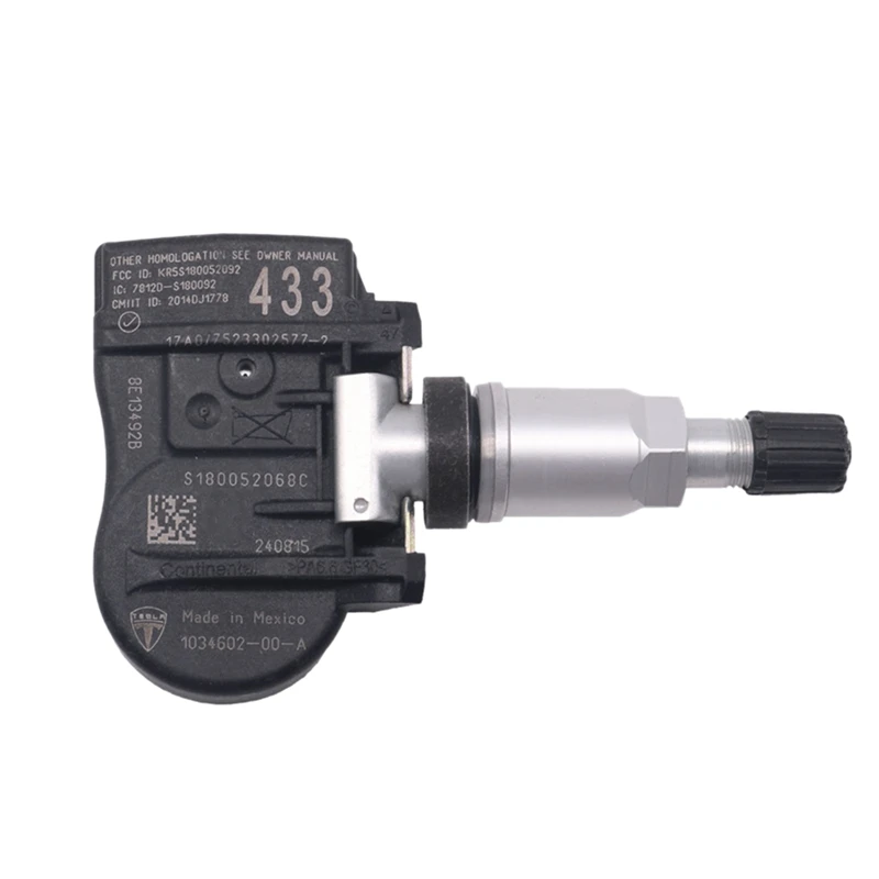 4Pcs for 2016-2023 Tesla Model X 43hz TPMS Sensor Tire Air Pressure Sensor 1034602-00-C
4Pcs for 2016-2023 Tesla Model X 43hz TPMS Sensor Tire Air Pressure Sensor 1034602-00-C