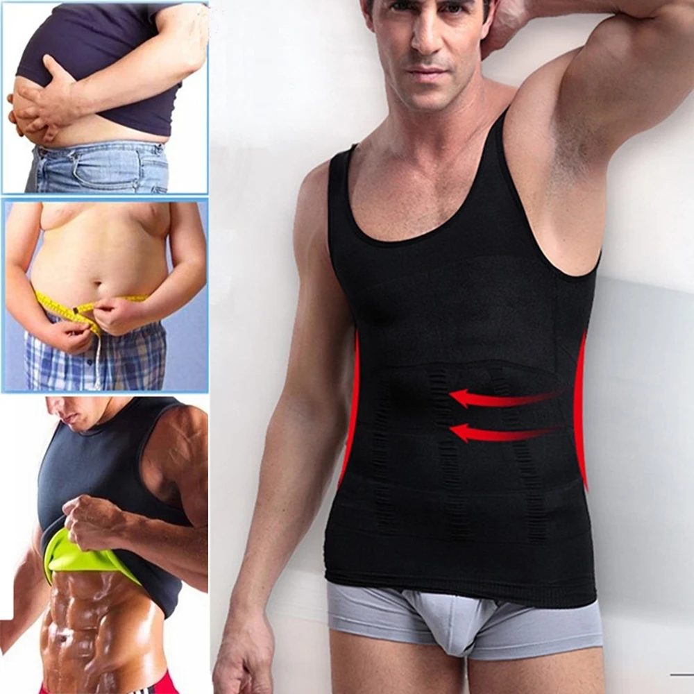 Фото 2021 Мужская модная тренировочная корректирующая одежда для похудения |