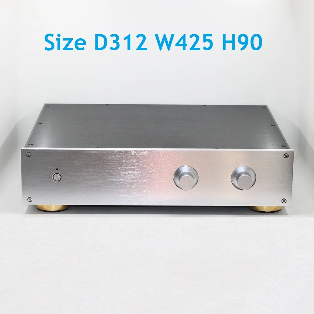 Корпус усилителя мощности D312 W425 H90, ламповый предусилитель, чехол, корпус, корпус из анодированного алюминия, DAC декодер, корпус для наушников и блоков питания
Корпус усилителя мощности D312 W425 H90, ламповый предусилитель, чехол, корпус, корпус из анодированного алюминия, DAC декодер, корпус для наушников и блоков питания