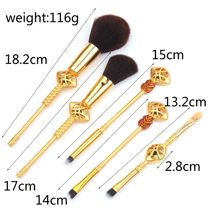 5Pcs Makeup Brushes Set With Cartoon Metal Handle For Blush Foundation Eyebrow Eyeshadow Cosmetic Face Beauty Make Up Tools
5Pcs Makeup Brushes Set With Cartoon Metal Handle For Blush Foundation Eyebrow Eyeshadow Cosmetic Face Beauty Make Up Tools