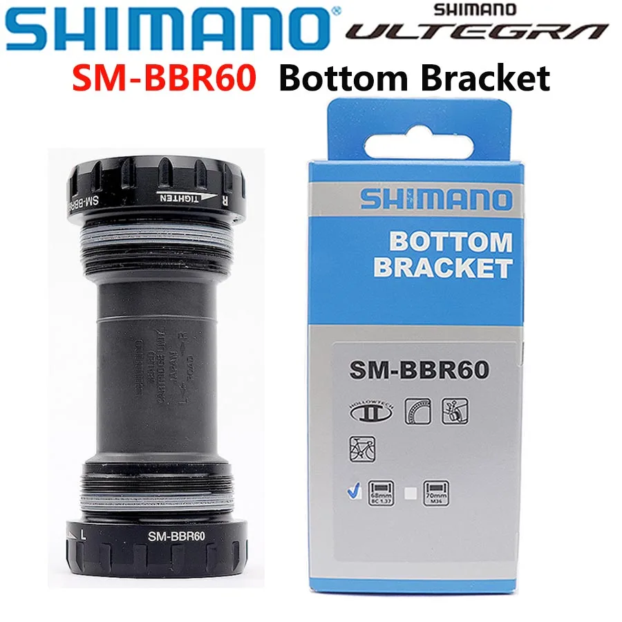 Shimano ULTEGRA SM-BBR60 Hollowtech II дорожные велосипеды, нижний кронштейн 68 мм BBR60 дорожный велосипед
Shimano ULTEGRA SM-BBR60 Hollowtech II дорожные велосипеды, нижний кронштейн 68 мм BBR60 дорожный велосипед
