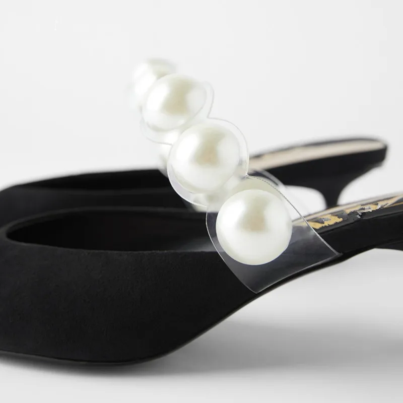 Mules For Women 2021 Ladies' Slippers Pointed Toe Thin Heels Female Shoes Med String Bead Shallow Luxury Slides Flock Beige Heel
Mules For Women 2021 Ladies' Slippers Pointed Toe Thin Heels Female Shoes Med String Bead Shallow Luxury Slides Flock Beige Heel