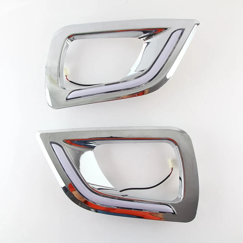Car Flashing LED DRL Daytime Running Light Day Lights Fog Lamp Cover Turning Lights for Nissan Navara NP300 2015-2017
Car Flashing LED DRL Daytime Running Light Day Lights Fog Lamp Cover Turning Lights for Nissan Navara NP300 2015-2017