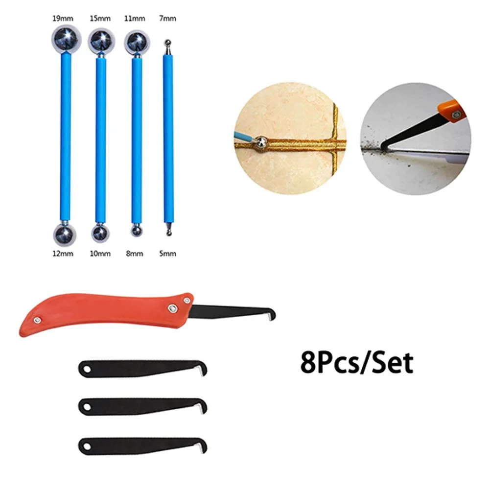 8pcs/Set Ceramic Tile Beauty Seam Tools For Living Room Kitchen Bathroom Balcony Tile Jointing Tile Grout Hook Blade
8pcs/Set Ceramic Tile Beauty Seam Tools For Living Room Kitchen Bathroom Balcony Tile Jointing Tile Grout Hook Blade