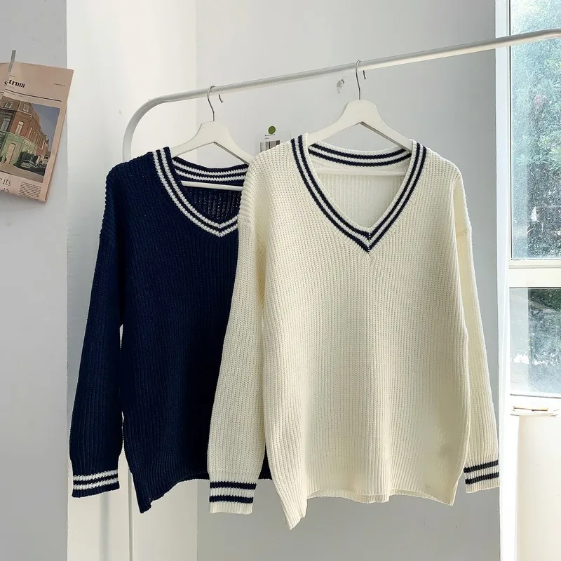 Men Pullover Sweater V-Neck Loose Print Males Leisure Soft Warm Chic Trendy Student Knitted Street Wear All-match Couple Fashion
Men Pullover Sweater V-Neck Loose Print Males Leisure Soft Warm Chic Trendy Student Knitted Street Wear All-match Couple Fashion