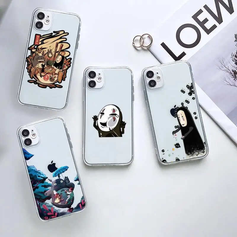 Cute Totoro Spirited Away Ghibli Miyazaki Phone Case Transparent for iPhone 12 11 mini pro XS MAX 6 6S 8 7 Plus X 5S SE 2020 XR
Cute Totoro Spirited Away Ghibli Miyazaki Phone Case Transparent for iPhone 12 11 mini pro XS MAX 6 6S 8 7 Plus X 5S SE 2020 XR