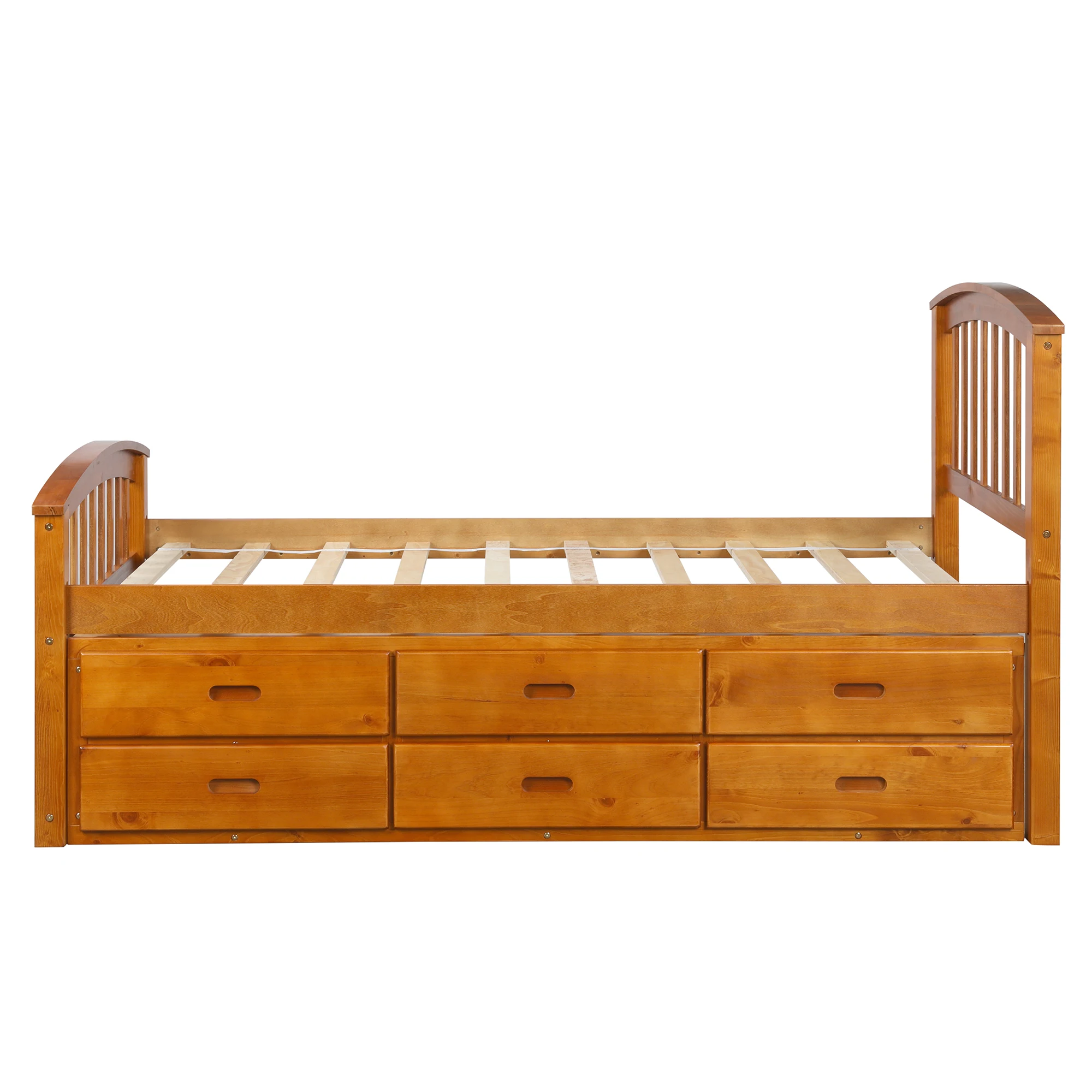 Twin Size Platform Sleeping Single Bed Frame Solid Wood Oak with 6 Storage Drawers and 10 Support Slats Strong for Adults Kids
Twin Size Platform Sleeping Single Bed Frame Solid Wood Oak with 6 Storage Drawers and 10 Support Slats Strong for Adults Kids