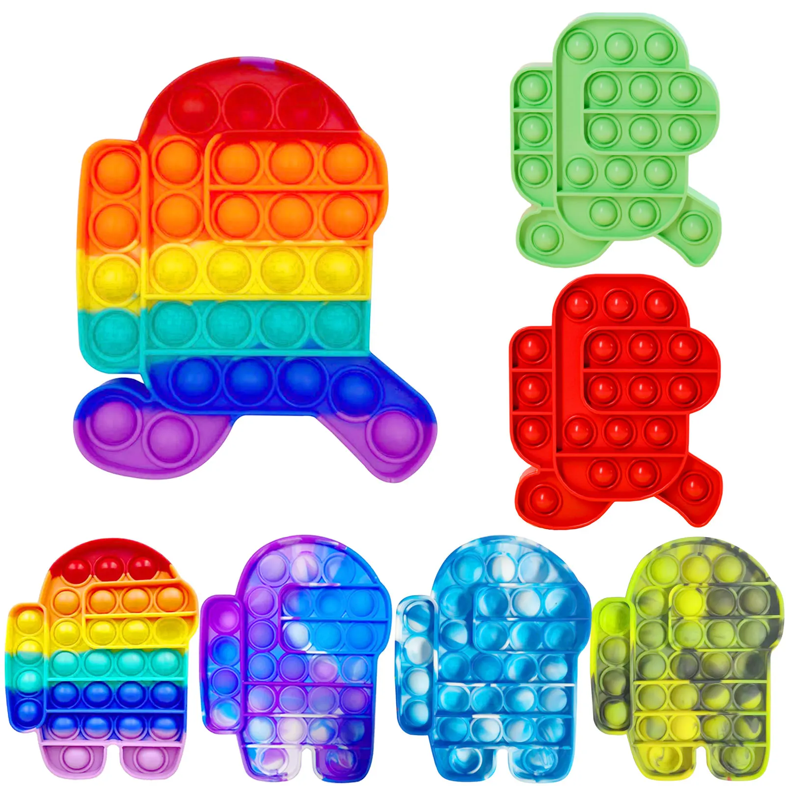 Among Bubble Us Sensory Toy Push Fidget Pops Needs Squish Adult Child Funny Pop Anti-stress Fidget It Stress Reliver Toys
Among Bubble Us Sensory Toy Push Fidget Pops Needs Squish Adult Child Funny Pop Anti-stress Fidget It Stress Reliver Toys
