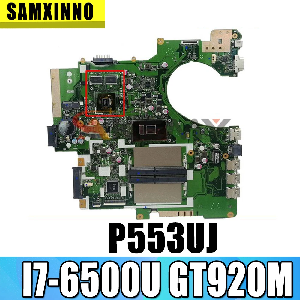 Материнская плата P553UJ для ноутбука ASUS P553UA PRO553U PRO553UJ P553U, материнская плата стандарта GT920M, 100% оригинальная материнская плата
Материнская плата P553UJ для ноутбука ASUS P553UA PRO553U PRO553UJ P553U, материнская плата стандарта GT920M, 100% оригинальная материнская плата