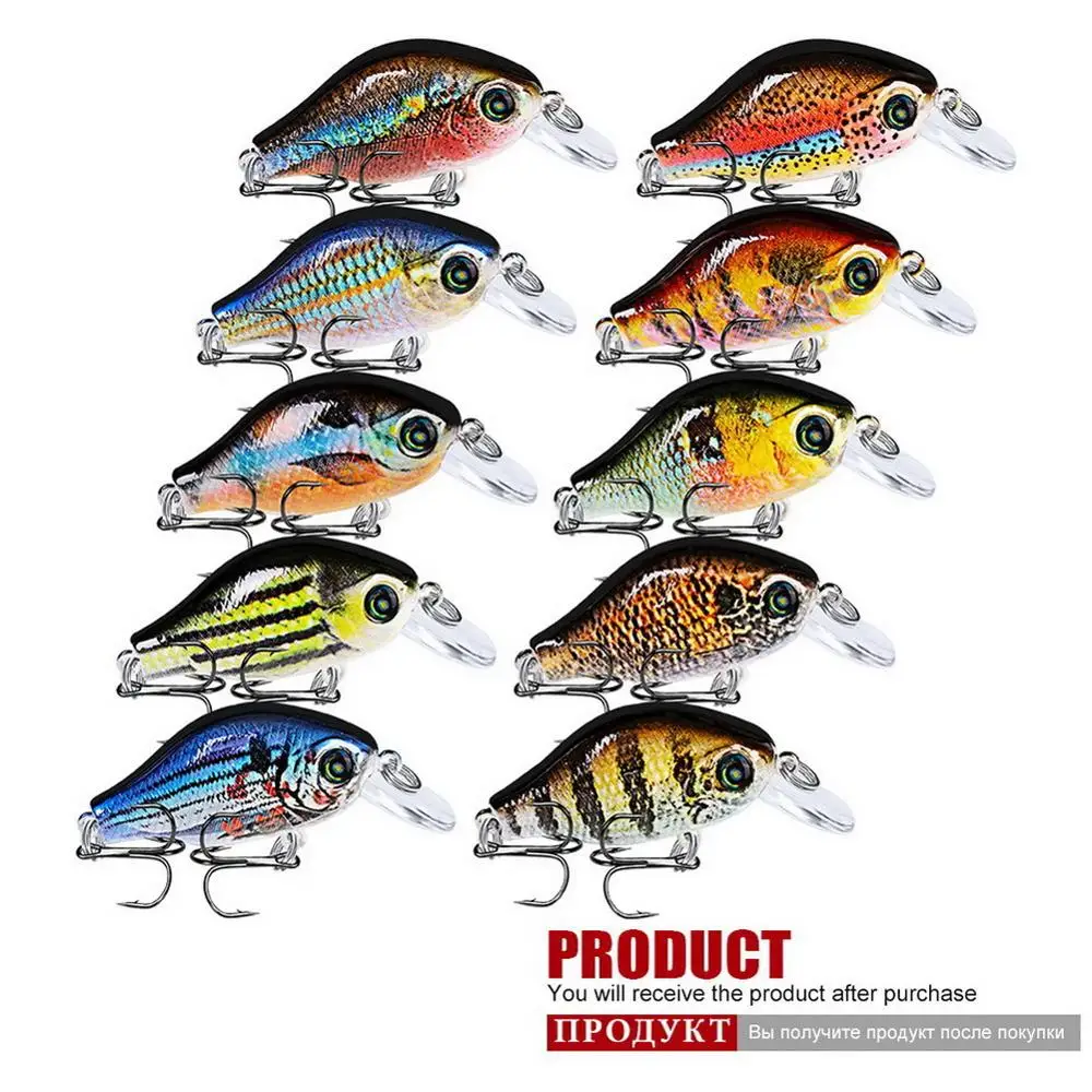 Crankbait Hard Bass Bait Swing 52mm 8.5g 10 Colors swimbait 3d Bionic Plastic Artificial Lures For Carp Fishing
Crankbait Hard Bass Bait Swing 52mm 8.5g 10 Colors swimbait 3d Bionic Plastic Artificial Lures For Carp Fishing