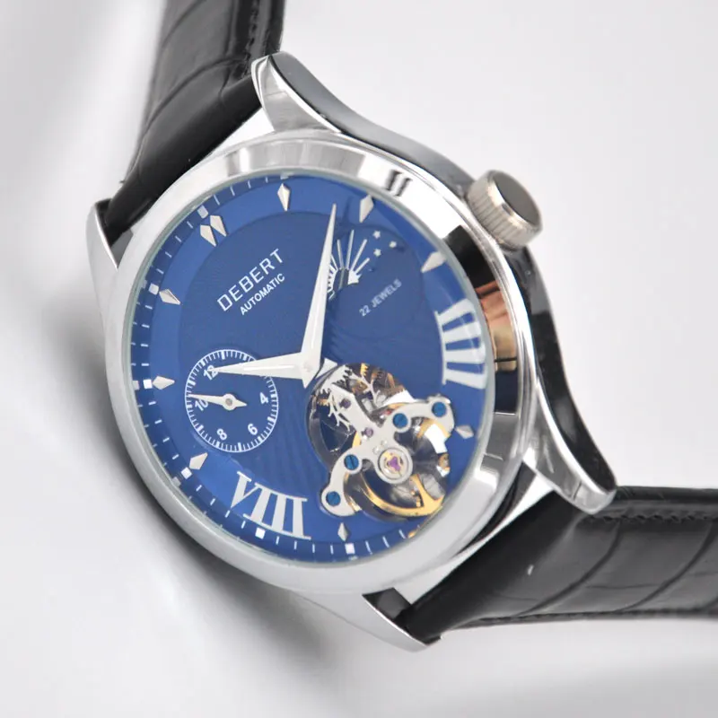 Debert Mens Moon Phase Automatic Watch 41mm Stainless Steel Fashtion Luminous Waterproof Multifunction Mechanical Wristwatches
Debert Mens Moon Phase Automatic Watch 41mm Stainless Steel Fashtion Luminous Waterproof Multifunction Mechanical Wristwatches