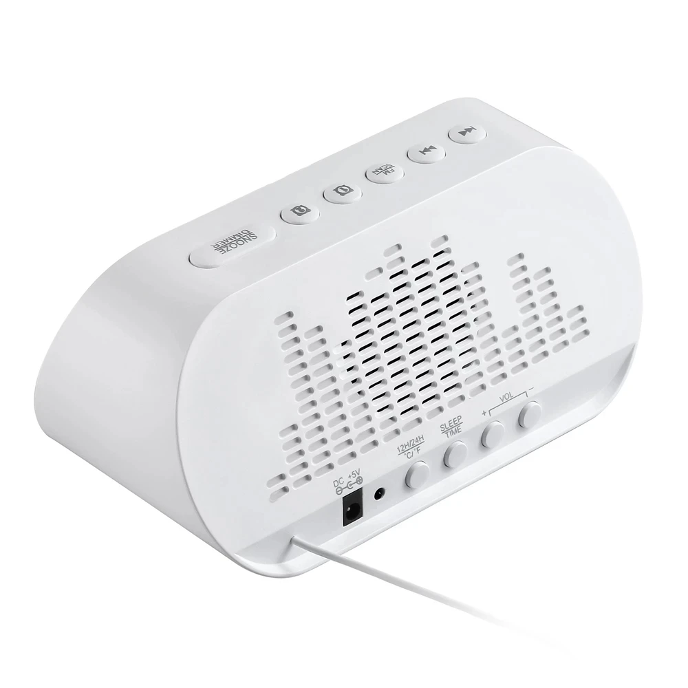 USB Charge Electronic Desktop Clock Bedroom Digital Alarm with Calendar Temperature LED Display Smart Timer Wireless Radio
USB Charge Electronic Desktop Clock Bedroom Digital Alarm with Calendar Temperature LED Display Smart Timer Wireless Radio