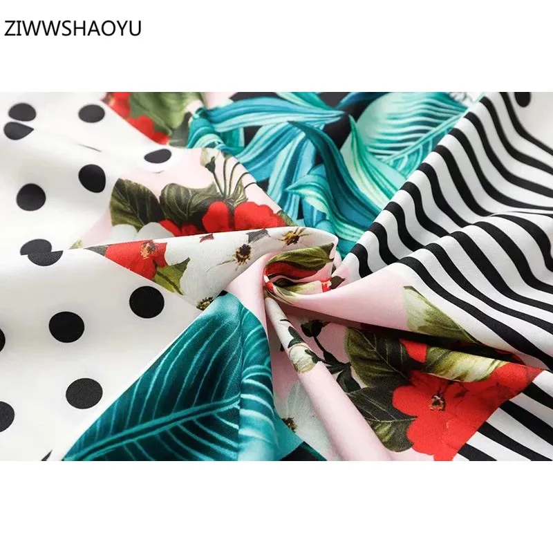 ZIWWSHAOYU Fashion Summer Woman V-Neck Sleeveless Sexy Elegant Zipper Draped Plaid Floral Printing Vacation Long Dresses
ZIWWSHAOYU Fashion Summer Woman V-Neck Sleeveless Sexy Elegant Zipper Draped Plaid Floral Printing Vacation Long Dresses