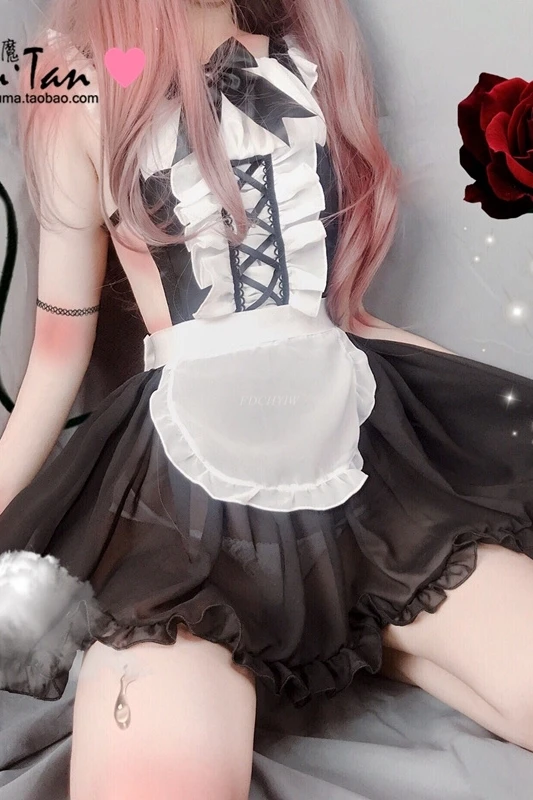 Japanese Sexy Underwear Maid Dress Lolita Cute COS Uniform Temptation School Girl Costume Sexy Halloween Costumes Maid Cosplay
Japanese Sexy Underwear Maid Dress Lolita Cute COS Uniform Temptation School Girl Costume Sexy Halloween Costumes Maid Cosplay