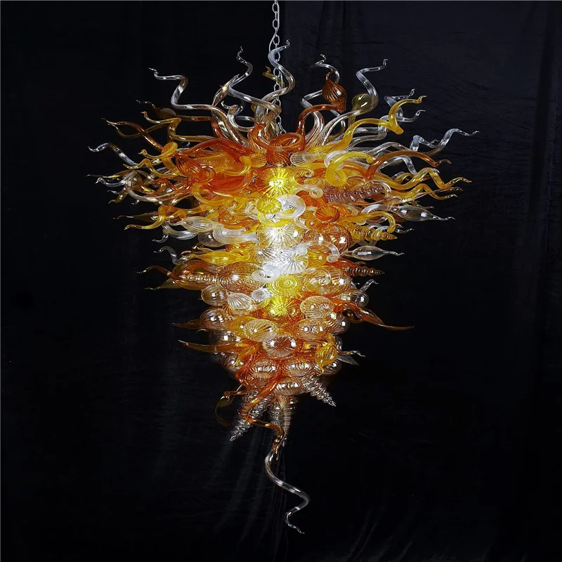 Hand-blown Glass Crystal Chandelier Gold W80xH150CM LED Art Pendant Light Indoor Lustre Hotel Hall/Parlor Decoration
Hand-blown Glass Crystal Chandelier Gold W80xH150CM LED Art Pendant Light Indoor Lustre Hotel Hall/Parlor Decoration