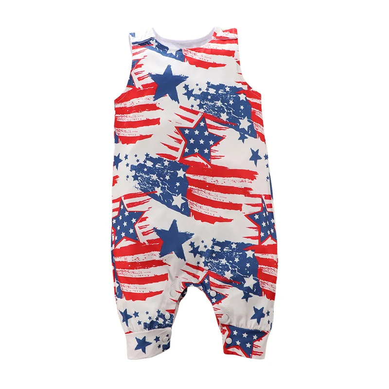 Toddler Infant Little Baby Boys Girls Independence Day Fashion Casual Summer Cotton Sleeveless Romper Stylish Romper for Kids
Toddler Infant Little Baby Boys Girls Independence Day Fashion Casual Summer Cotton Sleeveless Romper Stylish Romper for Kids