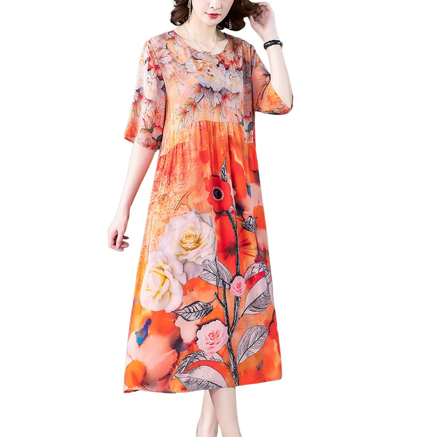 Fashion Boho Print Mulberry Silk Vintage Midi Dresses 2021 Classy Female Plus Size Sundress Summer Party Bodycon Runway Vestidos
Fashion Boho Print Mulberry Silk Vintage Midi Dresses 2021 Classy Female Plus Size Sundress Summer Party Bodycon Runway Vestidos