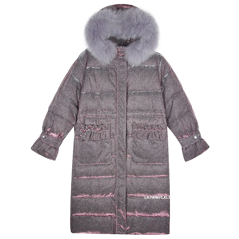 Luxury Thick Warm Women Down Cotton Jackets 2021 New Long Winter Women's Coat Outerwear Snow Wear Large Fur Collar Female Parkas
Luxury Thick Warm Women Down Cotton Jackets 2021 New Long Winter Women's Coat Outerwear Snow Wear Large Fur Collar Female Parkas