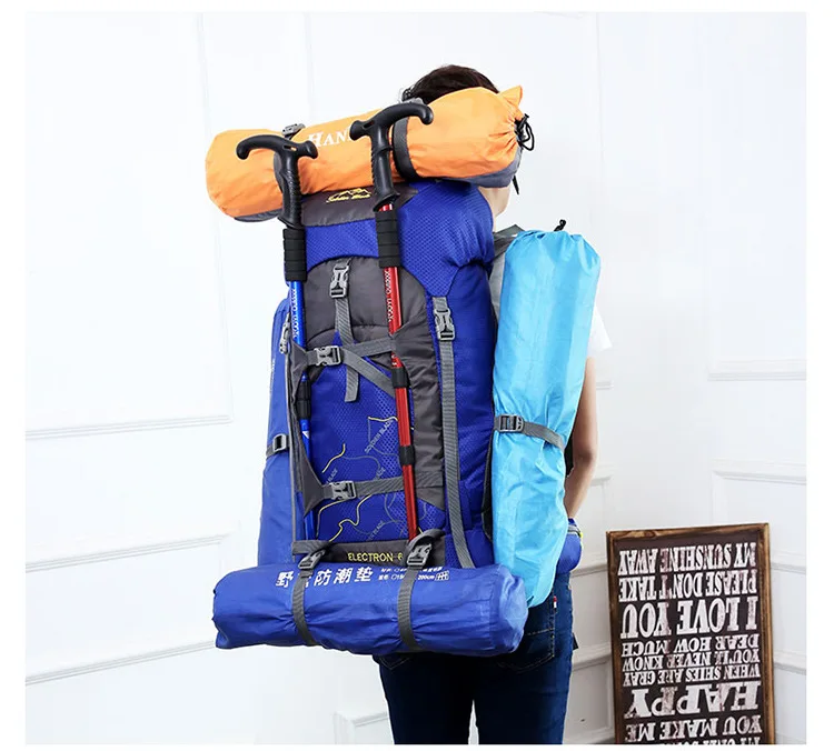 60L outdoor multifunctional professional mountaineering men's backpack waterproof large capacity sports travel bag rucksack
60L outdoor multifunctional professional mountaineering men's backpack waterproof large capacity sports travel bag rucksack