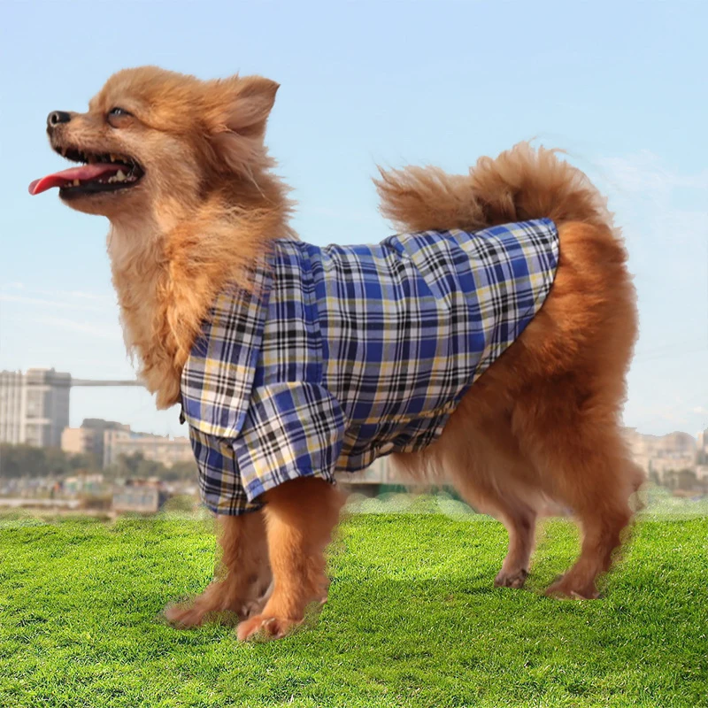 New Dogs Plaid Shirts Multicolor Thin T-Shirt For Puppy Casual Pet Clothes All-match Breathable Dog Cat Shirt 2021
New Dogs Plaid Shirts Multicolor Thin T-Shirt For Puppy Casual Pet Clothes All-match Breathable Dog Cat Shirt 2021