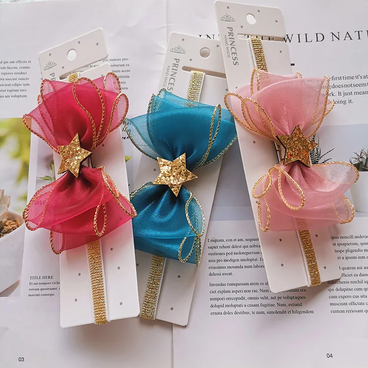 Wecute Princess Pink Bow Baby Headband Baby Child Star Elastic Headband for Girl Newborn Baby Shower Headwear Kids Turban
Wecute Princess Pink Bow Baby Headband Baby Child Star Elastic Headband for Girl Newborn Baby Shower Headwear Kids Turban